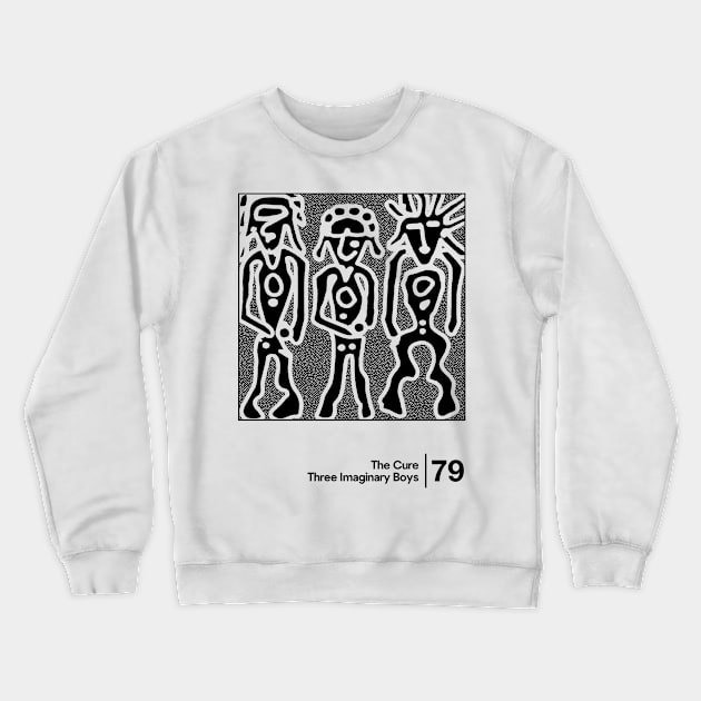 Three Imaginary Boys / Minimalist Style Artwork Crewneck Sweatshirt by saudade